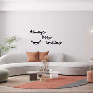 Always keep smiling Wall hanging Decorative items for home