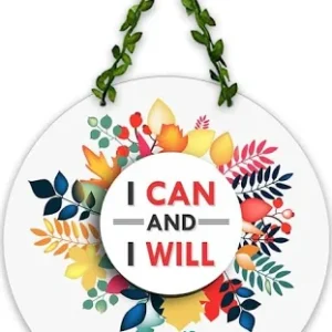 I Can and I Will Wall Art MDF Wooden Wall Hanging MRP